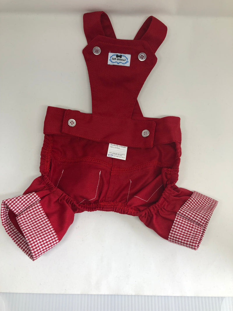 Puperalls - Red Gingham - Ruff Stitched