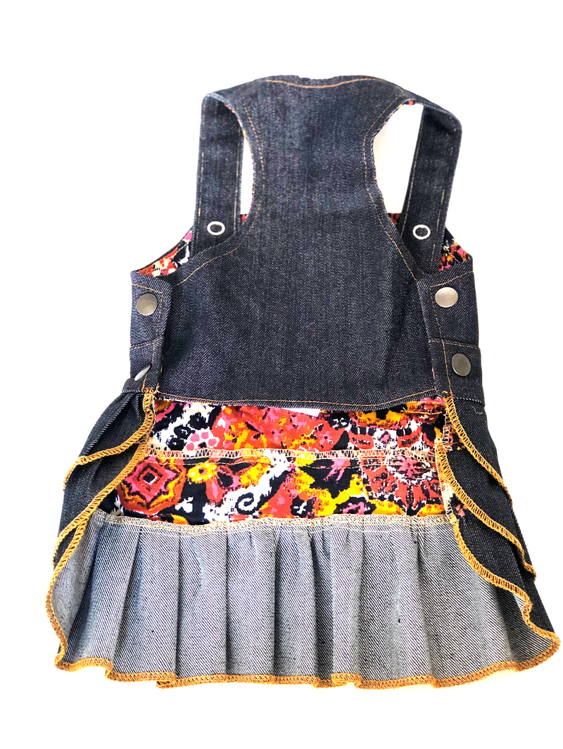 Puperall Dress - Denim - Ruff Stitched