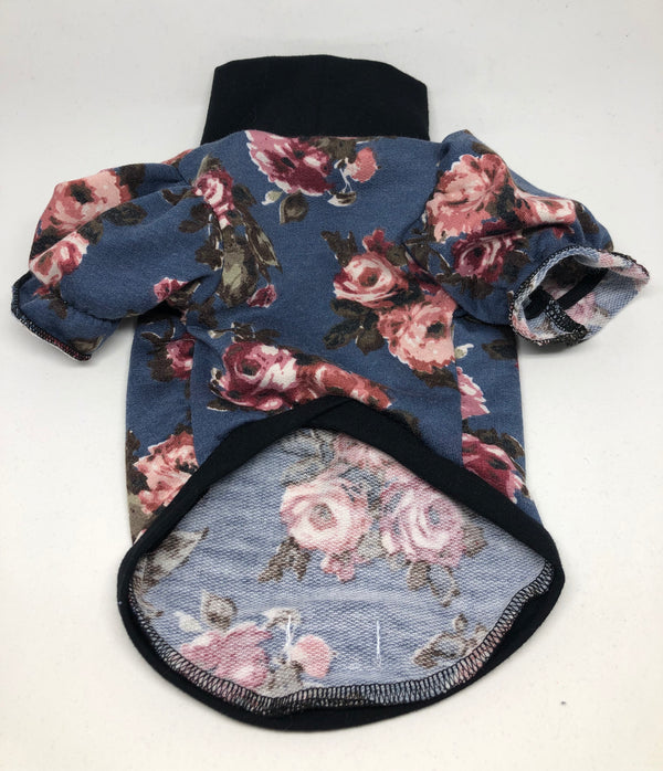 Victorian Floral T-Shirt - Pink Roses - Ruff Stitched