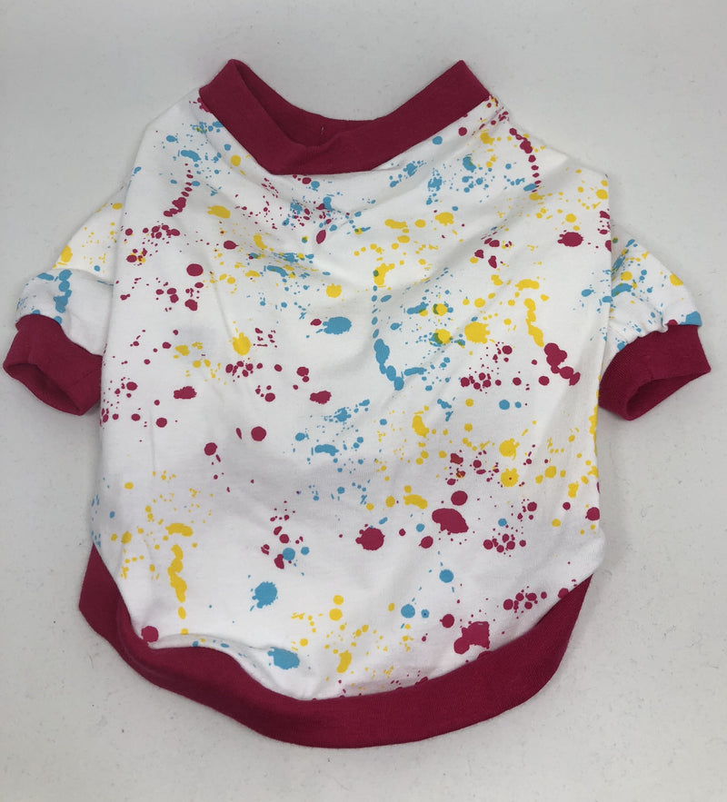 Organic Cotton T-Shirt - Paint Splatter - Ruff Stitched